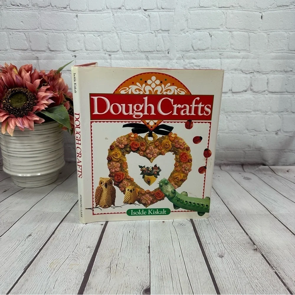 vintage 1991 Dough Crafts hardcover Book